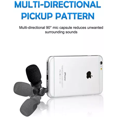 Saramonic SmartMic Mini: Micro Condensateur Pro pour Smartphone, Audio Impeccable!